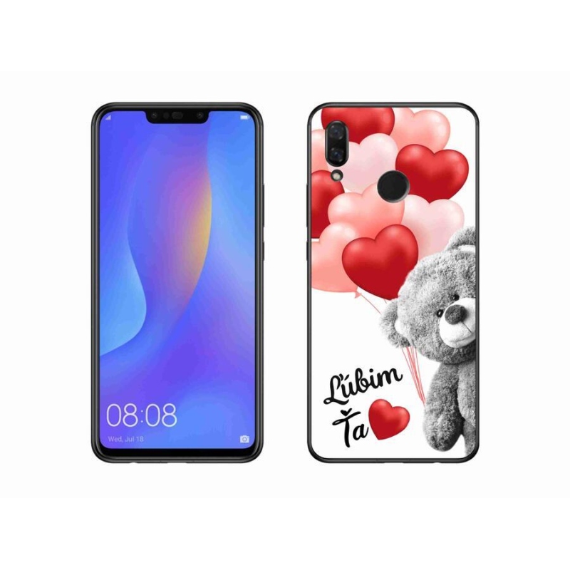 Gelový obal mmCase na mobil Huawei Nova 3 - ľúbim ťa sk
