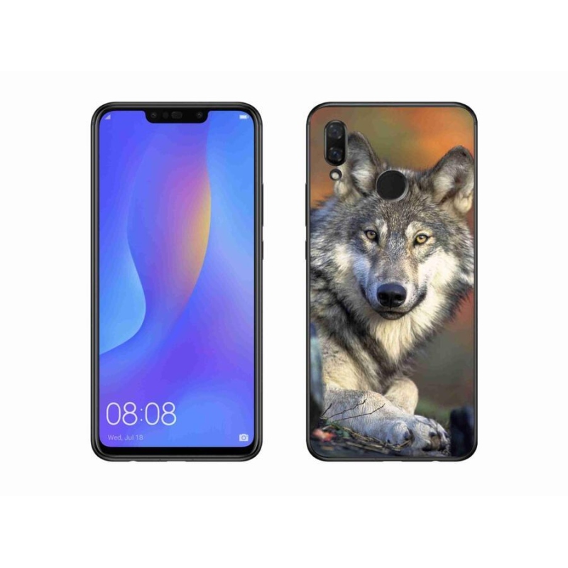 Gelový obal mmCase na mobil Huawei Nova 3 - vlk