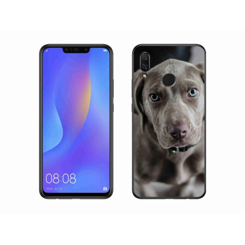 Gelový obal mmCase na mobil Huawei Nova 3 - výmarský ohař