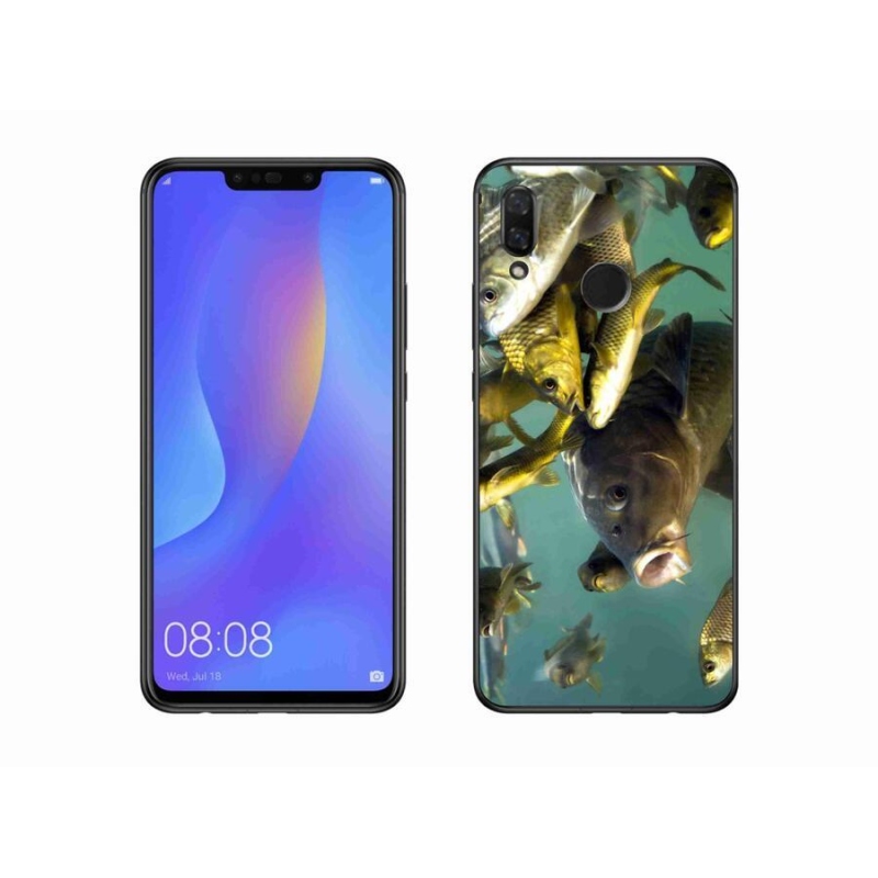 Gelový obal mmCase na mobil Huawei Nova 3i - hejno ryb