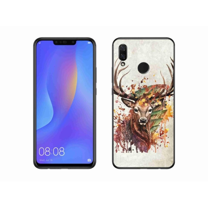 Gelový obal mmCase na mobil Huawei Nova 3i - jelen 1