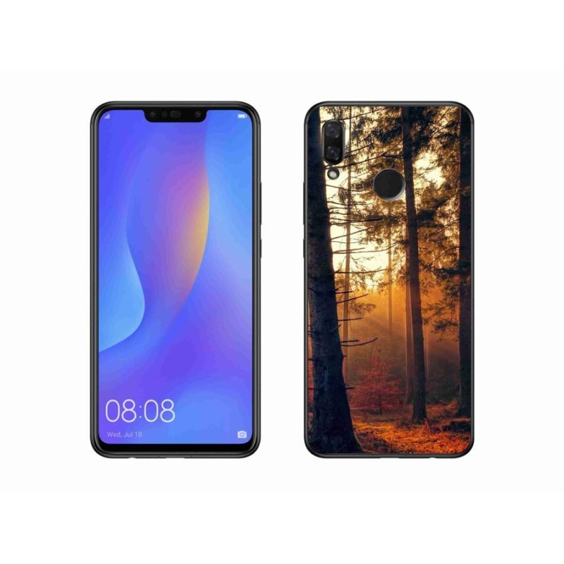 Gelový obal mmCase na mobil Huawei Nova 3i - les