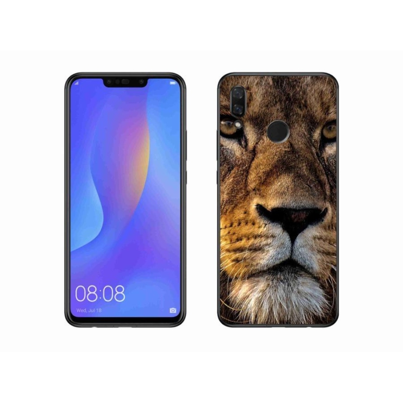 Gelový obal mmCase na mobil Huawei Nova 3i - lev