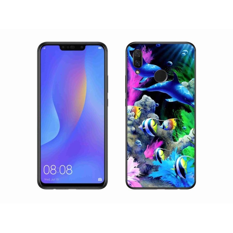Gelový obal mmCase na mobil Huawei Nova 3i - mořský svět