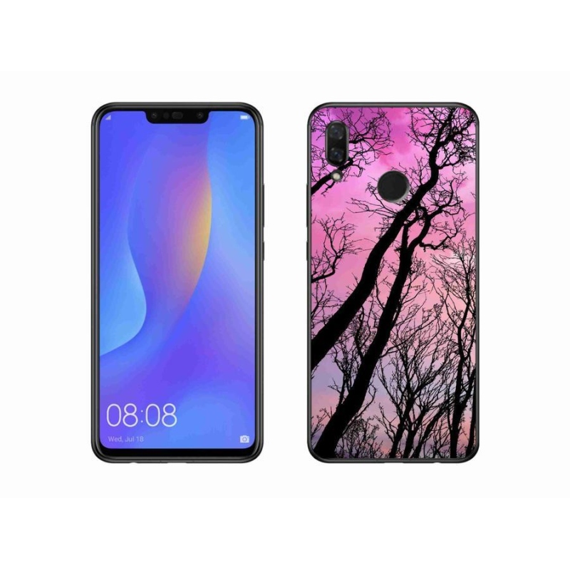 Gelový obal mmCase na mobil Huawei Nova 3i - opadané stromy
