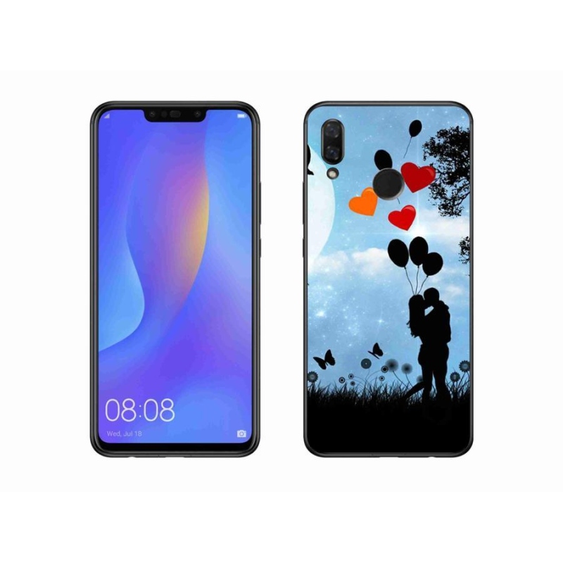 Gelový obal mmCase na mobil Huawei Nova 3i - zamilovaný pár