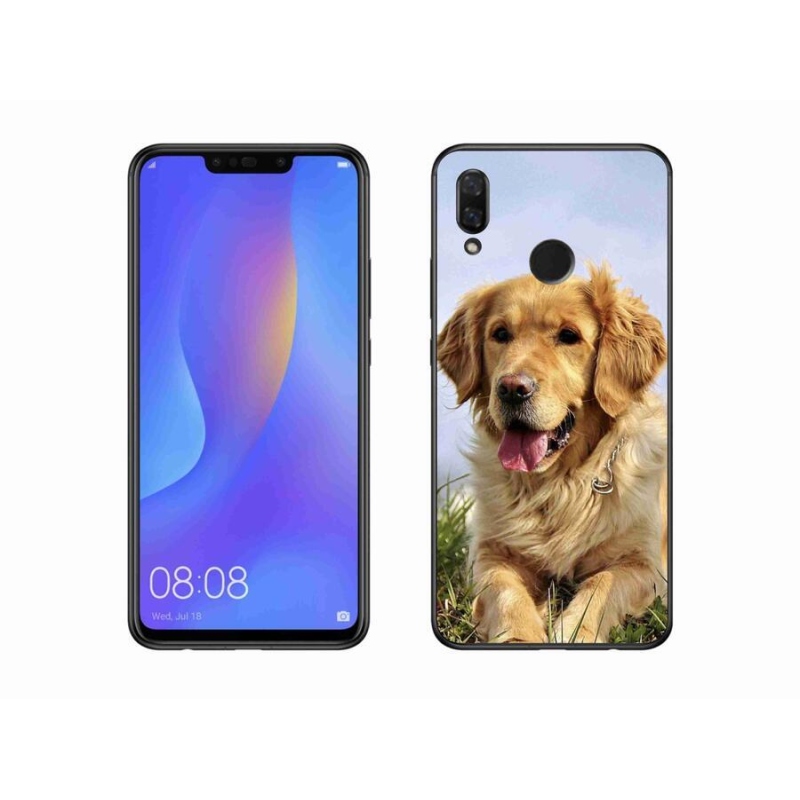 Gelový obal mmCase na mobil Huawei Nova 3i - zlatý retrívr