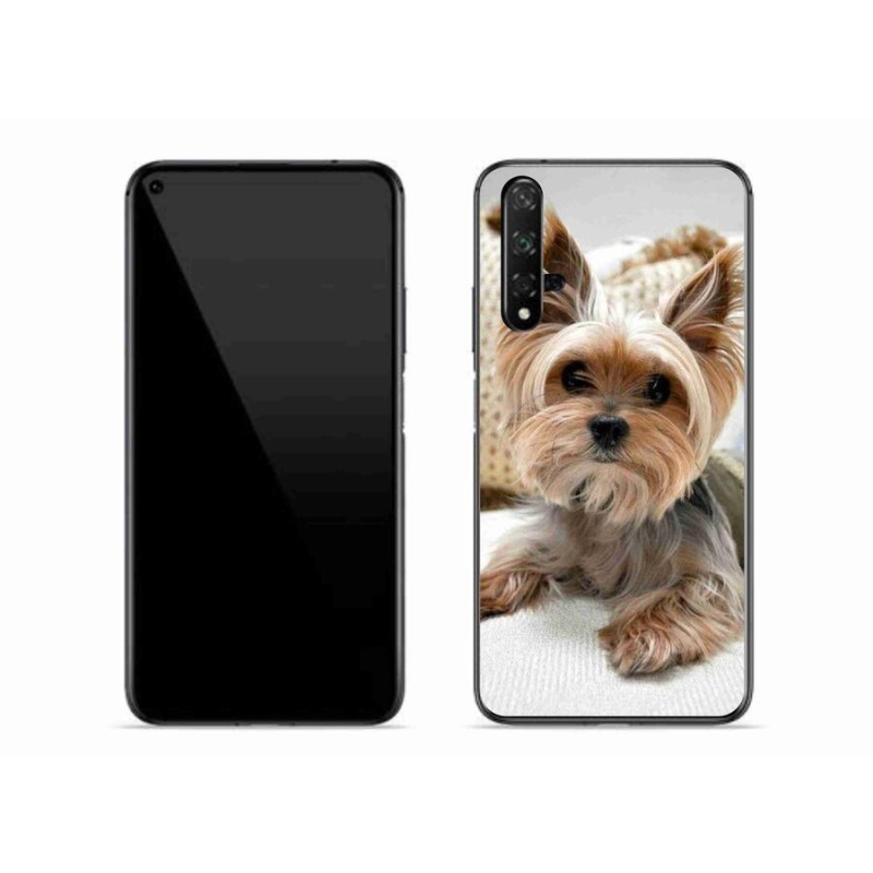 Gelový obal mmCase na mobil Huawei Nova 5T - jorkšír 5