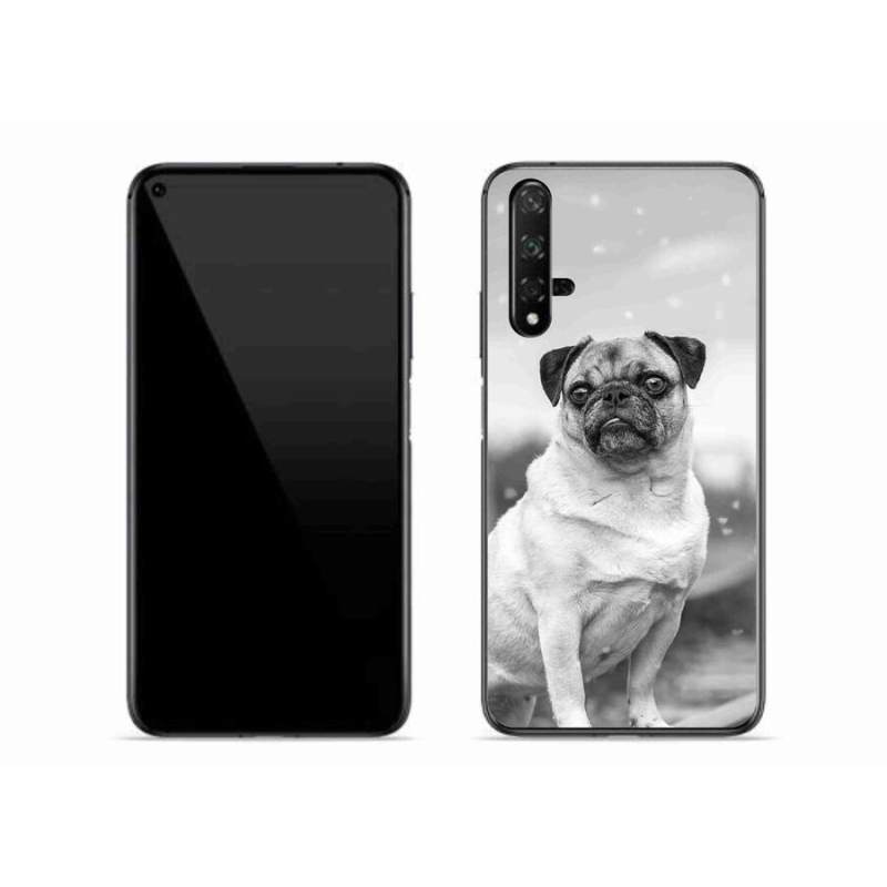 Gelový obal mmCase na mobil Huawei Nova 5T - mops
