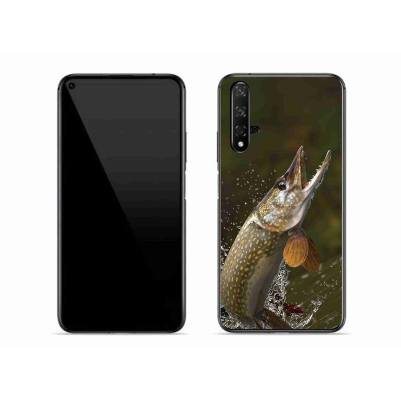 Gelový obal mmCase na mobil Huawei Nova 5T - štika