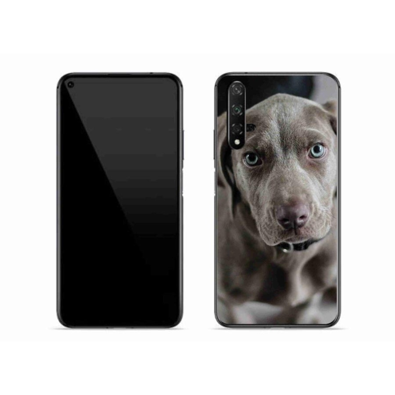 Gelový obal mmCase na mobil Huawei Nova 5T - výmarský ohař