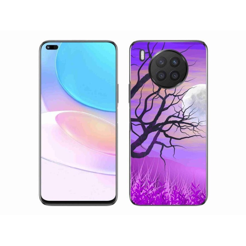 Gelový obal mmCase na mobil Huawei Nova 8i - kreslený opadaný strom