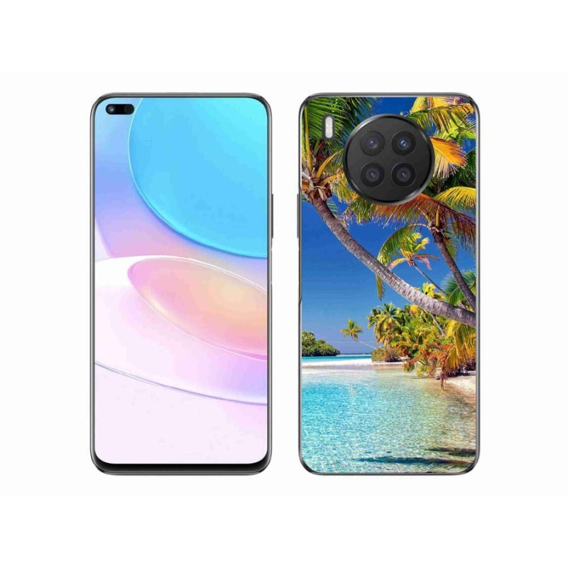 Gelový obal mmCase na mobil Huawei Nova 8i - mořská pláž