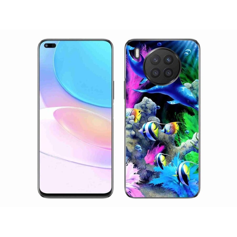 Gelový obal mmCase na mobil Huawei Nova 8i - mořský svět