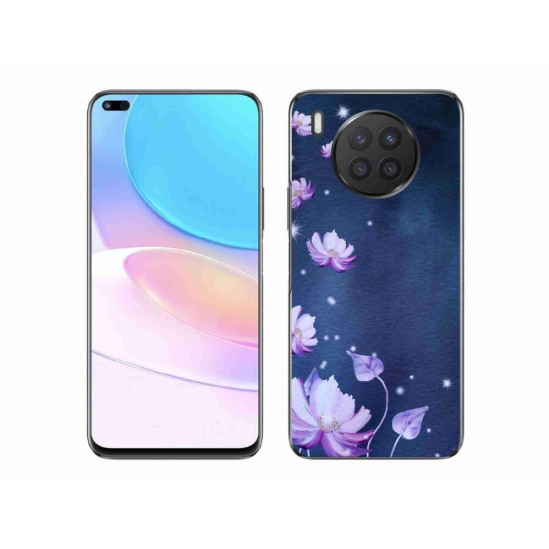Gelový obal mmCase na mobil Huawei Nova 8i - padající květy