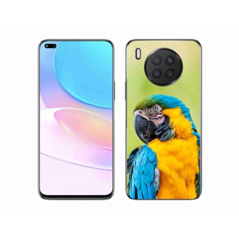 Gelový obal mmCase na mobil Huawei Nova 8i - papoušek ara 2