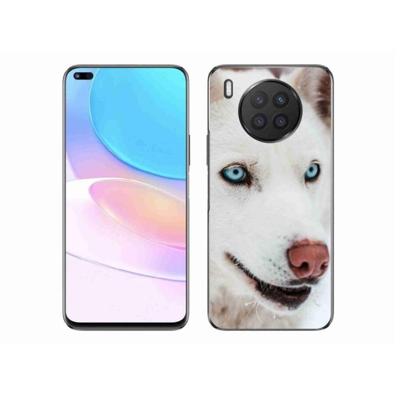 Gelový obal mmCase na mobil Huawei Nova 8i - psí pohled