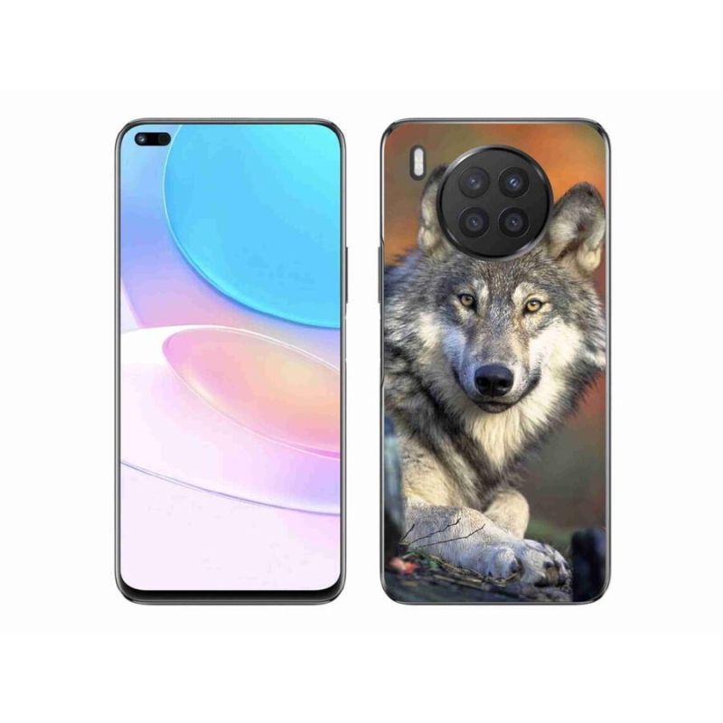 Gelový obal mmCase na mobil Huawei Nova 8i - vlk