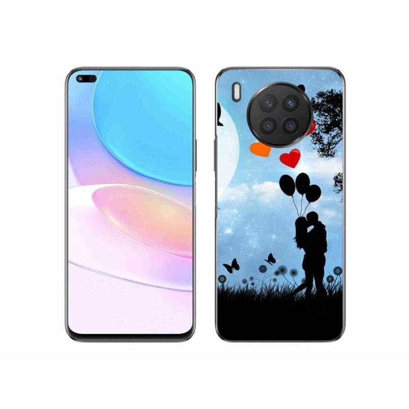 Gelový obal mmCase na mobil Huawei Nova 8i - zamilovaný pár