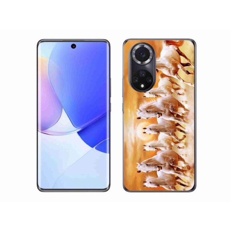 Gelový obal mmCase na mobil Huawei Nova 9 - koně 2