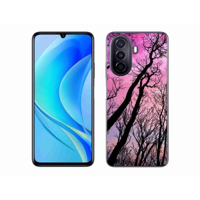 Gelový obal mmCase na mobil Huawei Nova Y70 - opadané stromy