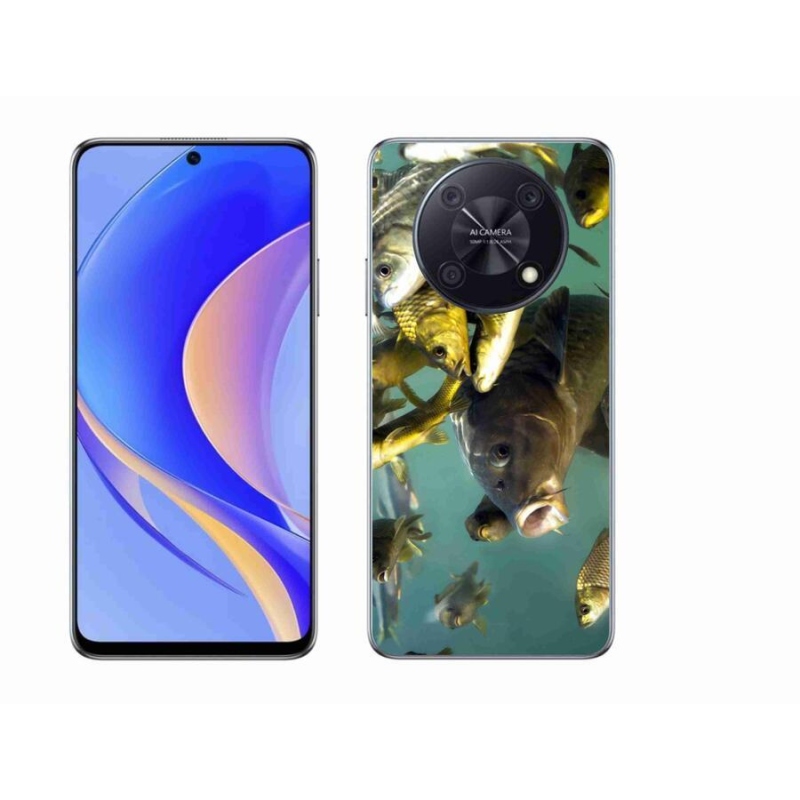 Gelový obal mmCase na mobil Huawei Nova Y90 - hejno ryb