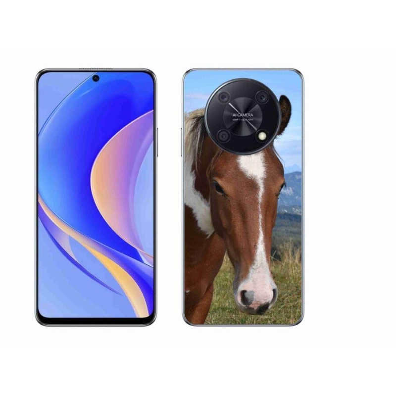 Gelový obal mmCase na mobil Huawei Nova Y90 - hnědý kůň