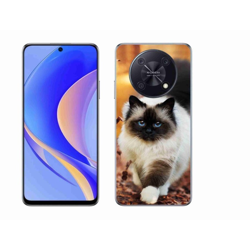 Gelový obal mmCase na mobil Huawei Nova Y90 - kočka