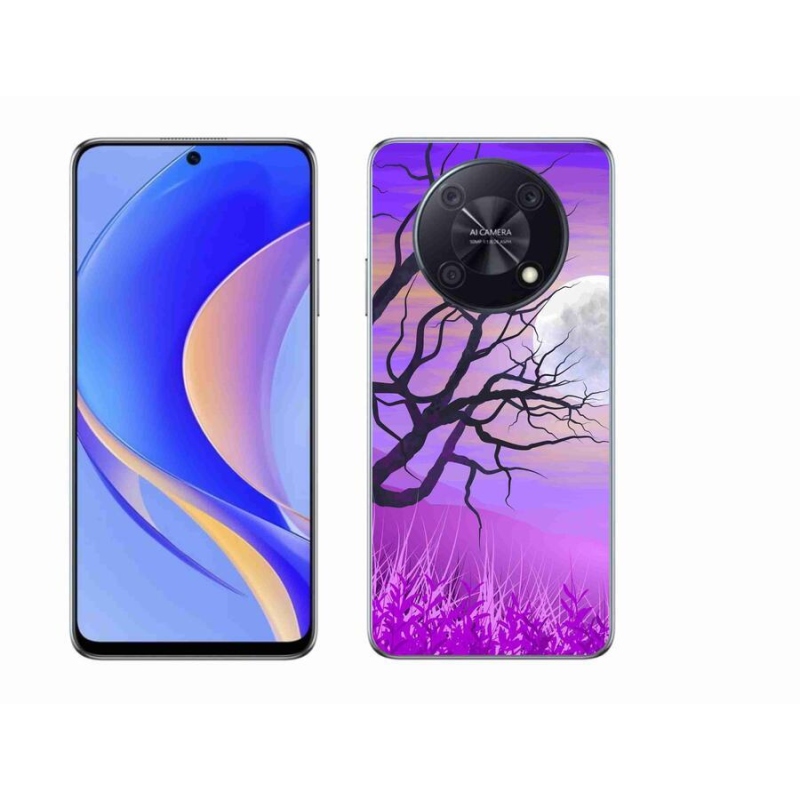Gelový obal mmCase na mobil Huawei Nova Y90 - kreslený opadaný strom
