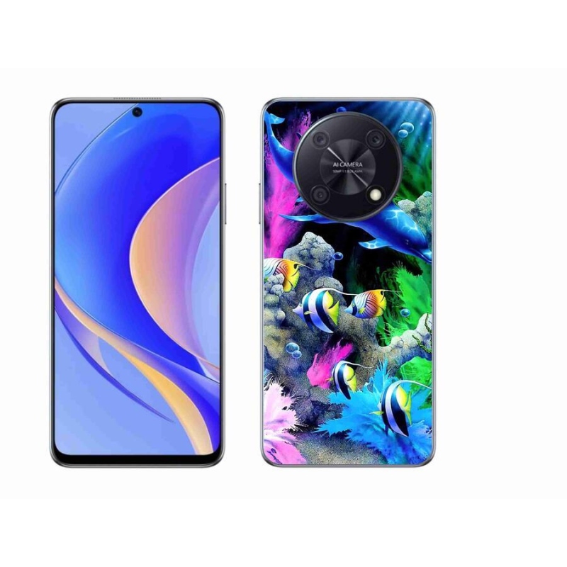 Gelový obal mmCase na mobil Huawei Nova Y90 - mořský svět