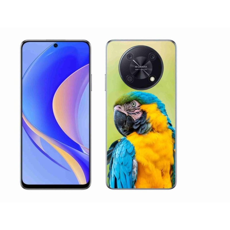 Gelový obal mmCase na mobil Huawei Nova Y90 - papoušek ara 2