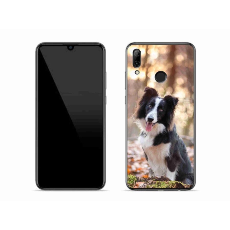 Gelový obal mmCase na mobil Huawei P Smart (2019) - border kolie 1