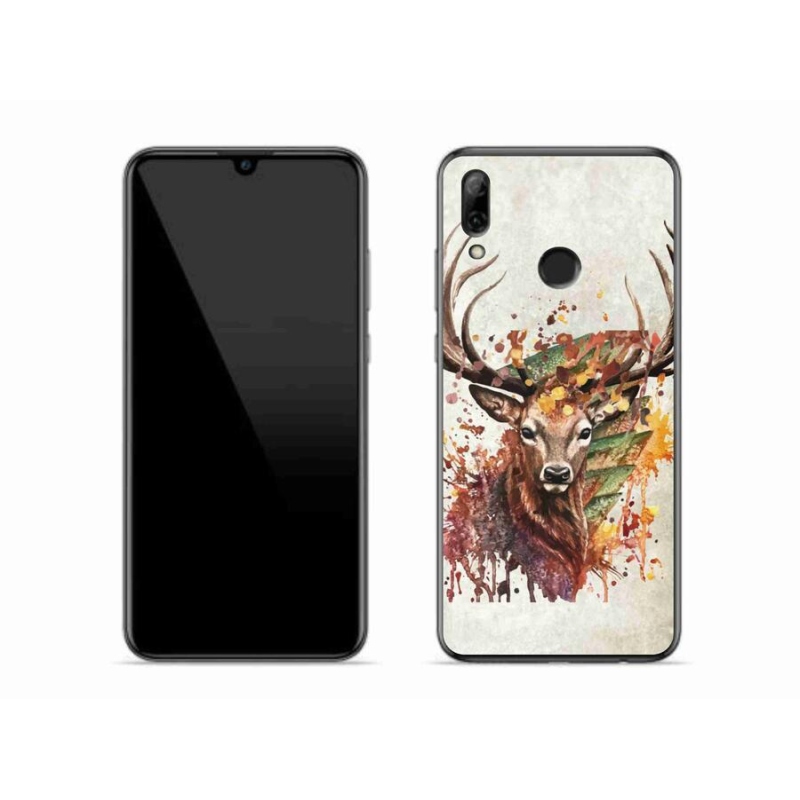 Gelový obal mmCase na mobil Huawei P Smart (2019) - jelen 1