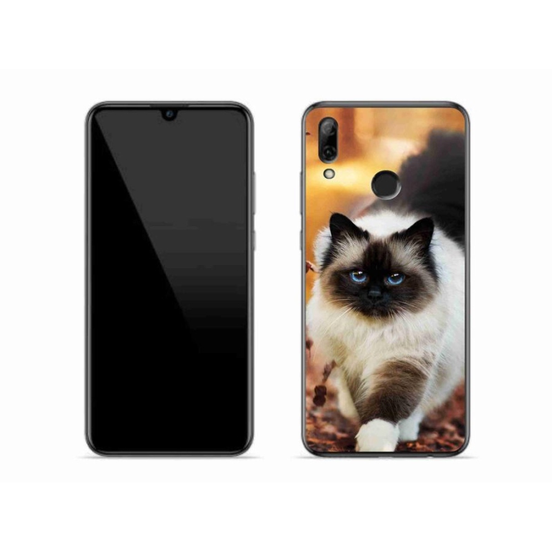 Gelový obal mmCase na mobil Huawei P Smart (2019) - kočka 1