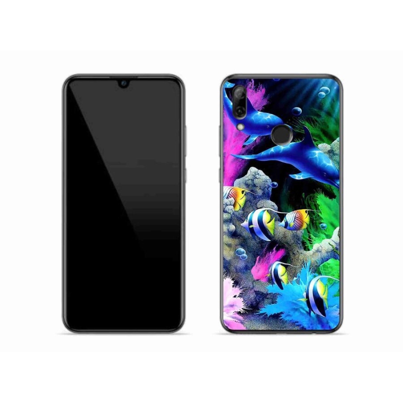 Gelový obal mmCase na mobil Huawei P Smart (2019) - mořský svět