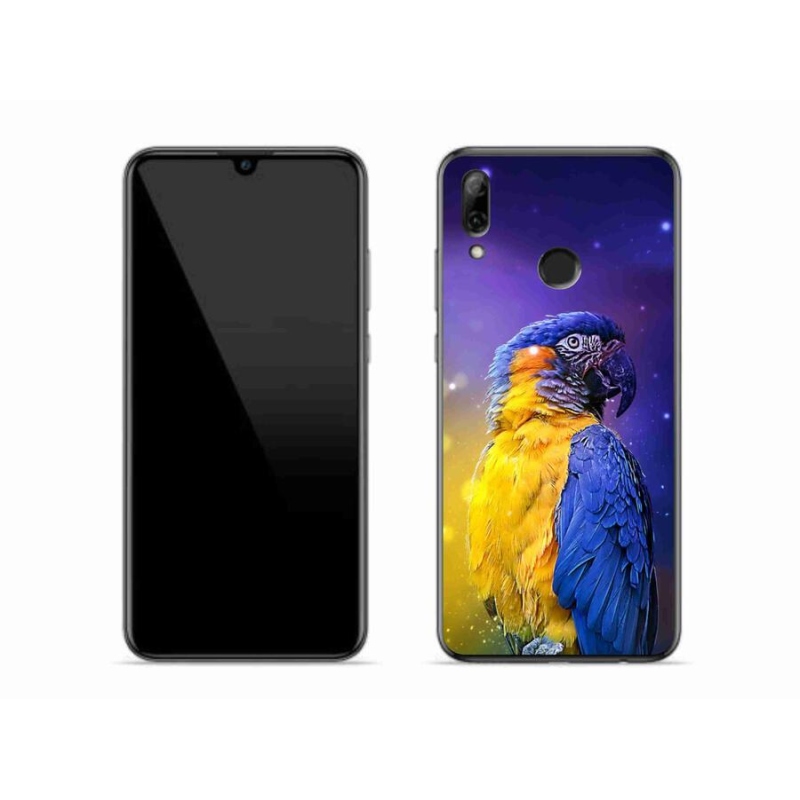Gelový obal mmCase na mobil Huawei P Smart (2019) - papoušek ara 1