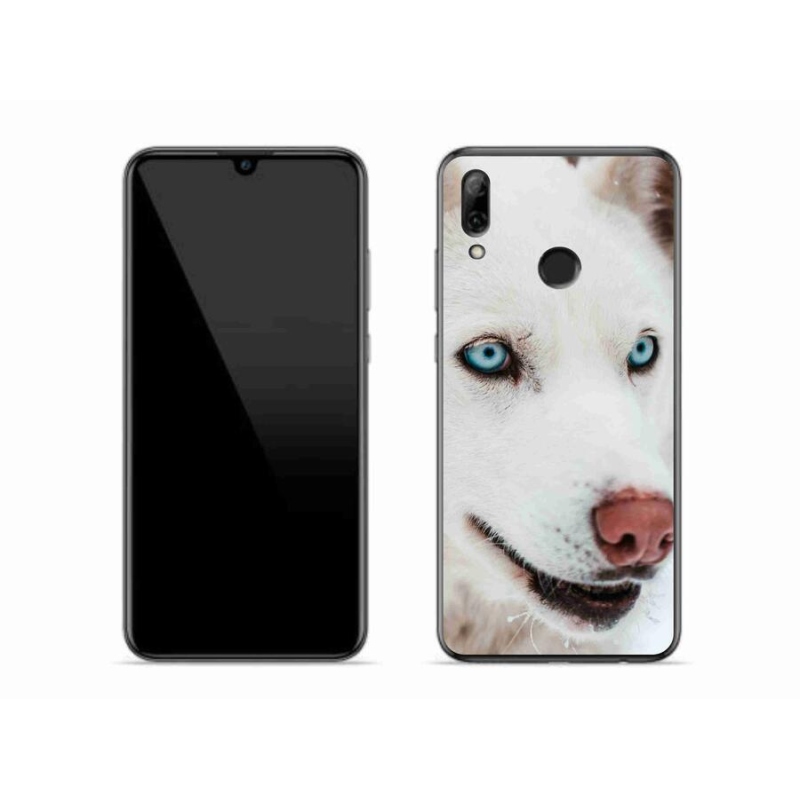 Gelový obal mmCase na mobil Huawei P Smart (2019) - psí pohled