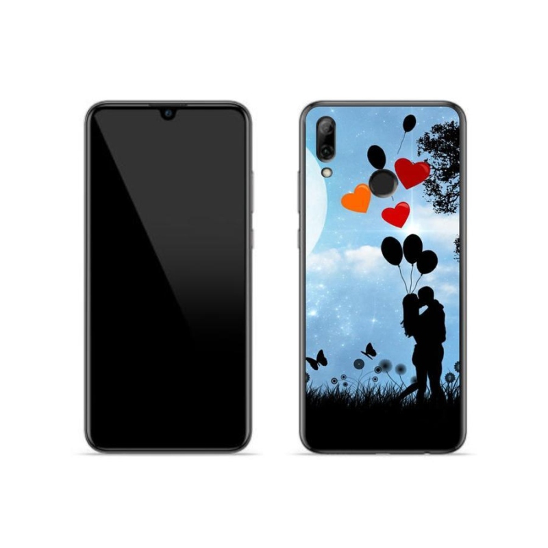 Gelový obal mmCase na mobil Huawei P Smart (2019) - zamilovaný pár