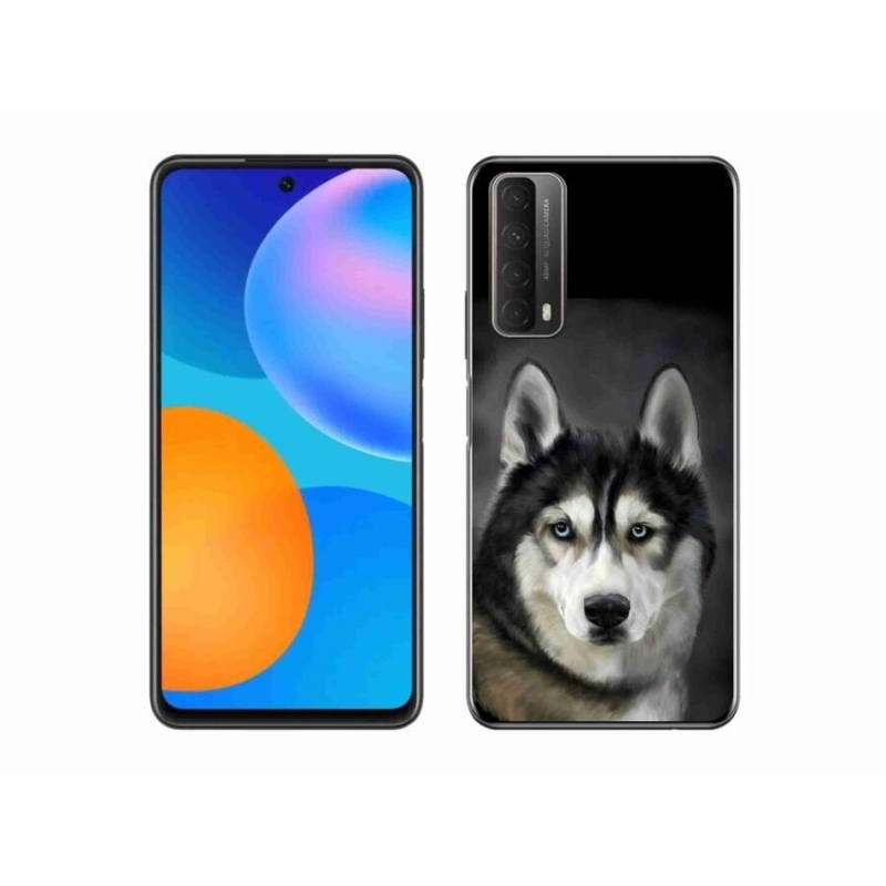 Gelový obal mmCase na mobil Huawei P Smart (2021) - husky