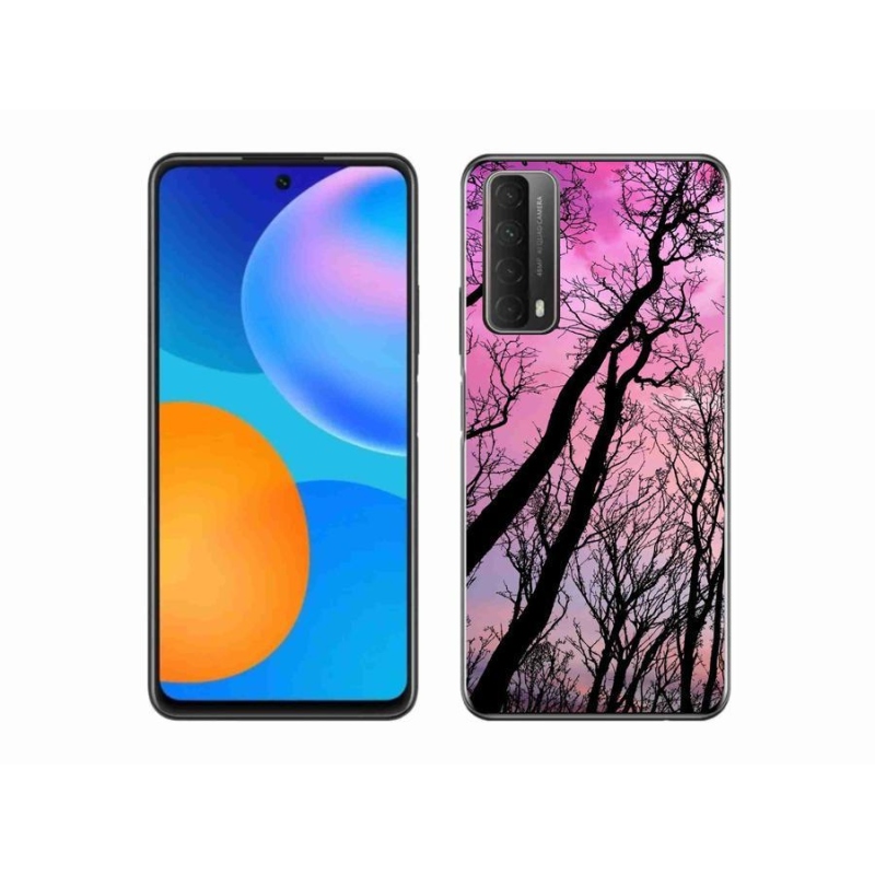 Gelový obal mmCase na mobil Huawei P Smart (2021) - opadané stromy