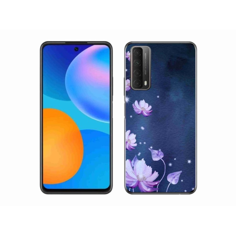 Gelový obal mmCase na mobil Huawei P Smart (2021) - padající květy