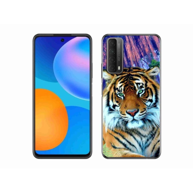 Gelový obal mmCase na mobil Huawei P Smart (2021) - tygr