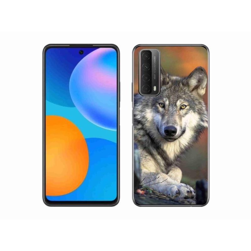Gelový obal mmCase na mobil Huawei P Smart (2021) - vlk