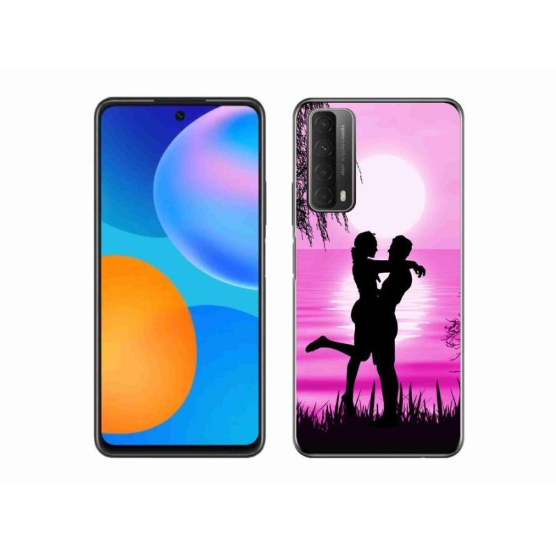 Gelový obal mmCase na mobil Huawei P Smart (2021) - západ slunce