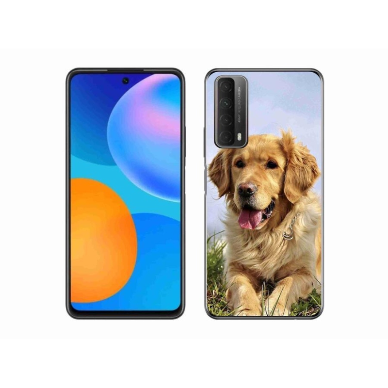 Gelový obal mmCase na mobil Huawei P Smart (2021) - zlatý retrívr