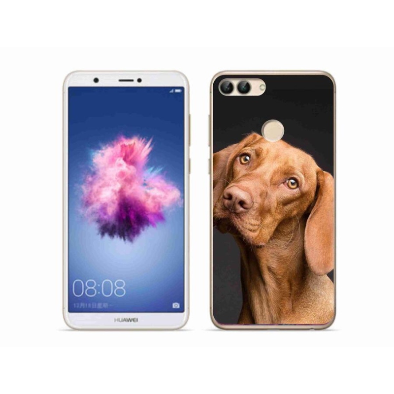 Gelový obal mmCase na mobil Huawei P Smart - maďarský ohař