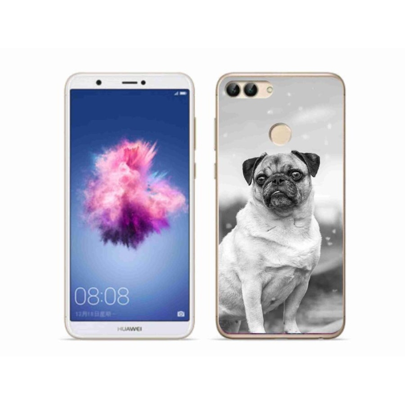 Gelový obal mmCase na mobil Huawei P Smart - mops