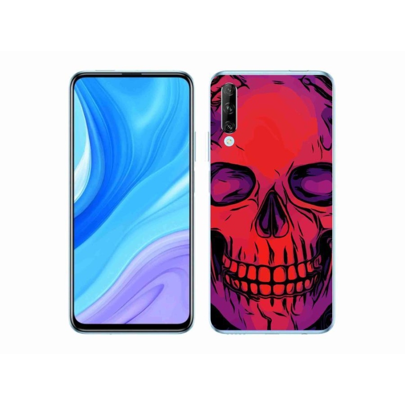 Gelový obal mmCase na mobil Huawei P Smart Pro (2019) - lebka