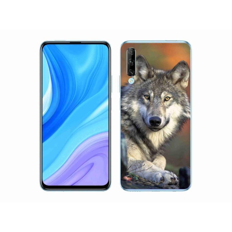 Gelový obal mmCase na mobil Huawei P Smart Pro (2019) - vlk