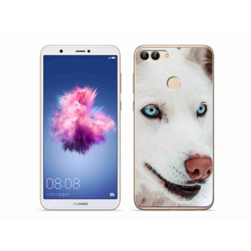 Gelový obal mmCase na mobil Huawei P Smart - psí pohled